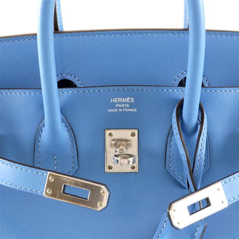 Hermès Blue Paradise Swift Leather 25 cm Birkin Bag at 1stDibs 